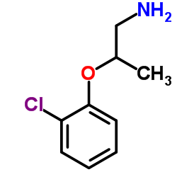 2-(2-氯苯氧基)丙胺结构式