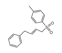 1-Methyl-4-((E)-4-phenyl-but-2-ene-1-sulfonyl)-benzene Structure