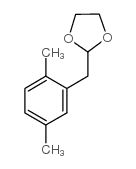 2,5-DIMETHYL-1-(1,3-DIOXOLAN-2-YLMETHYL)BENZENE结构式