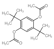 1,4-Benzenediol,2,5-bis(1,1-dimethylethyl)-, 1,4-diacetate结构式