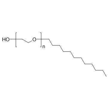 月桂醇聚氧乙烯醚结构式