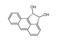 cis-1,2-aceanthrenediol Structure