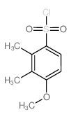 4-甲氧基-2,3-二甲基苯磺酰氯结构式