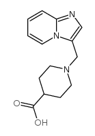 1-咪唑并[1,2-a]吡啶-3-甲基哌啶-4-羧酸结构式
