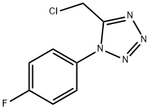 5-(氯甲基)-1-(4-氟苯基)-1H-四唑结构式