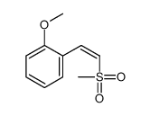 1-methoxy-2-(2-methylsulfonylethenyl)benzene Structure