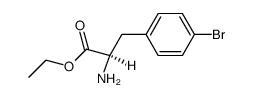 D-p-Brom-phenylalanin-ethylester结构式