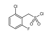 (2-Chloro-6-fluorophenyl)methanesulfonyl chloride Structure