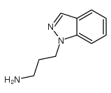 3-(1H-吲唑-1-基)-1-丙胺结构式