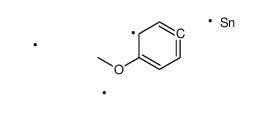 4-Methoxyphenyltrimethylstannane结构式