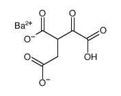 barium hydrogen 1-oxopropane-1,2,3-tricarboxylate Structure