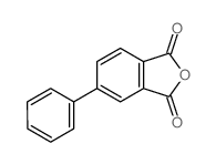 1,3-Isobenzofurandione,5-phenyl-结构式