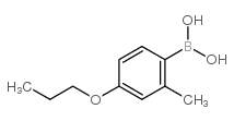 4-丙氧基-2-甲基苯硼酸结构式
