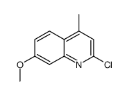 2-氯-7-甲氧基-4-甲基喹啉结构式