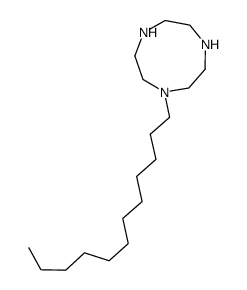 1-dodecyl-1,4,7-triazacyclononane Structure