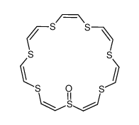 (Z,Z,Z,Z,Z,Z,Z)-1,4,7,10,13,16,19-heptathiacycloheneicosa-2,5,8,11,14,17,20-heptaene 1-oxide结构式
