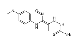 [[(E)-1-[4-(dimethylamino)anilino]-1-nitrosoprop-1-en-2-yl]amino]thiourea结构式