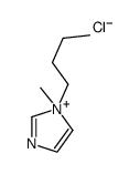 1-butyl-1-methylimidazolium chloride Structure