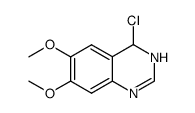 4-chloro-6,7-dimethoxy-3,4-dihydroquinazoline Structure