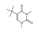 8-tert-butyl-1,3-dimethyluracil Structure