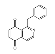 1-benzyl-isoquinoline-5,8-dione结构式
