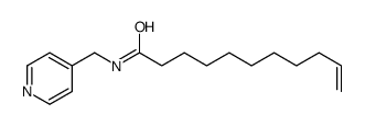 N-(pyridin-4-ylmethyl)undec-10-enamide结构式