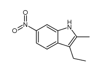 3-ethyl-2-methyl-6-nitro-indole Structure