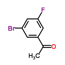 3-溴-5-氟苯乙酮结构式