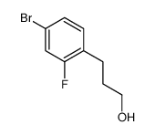 3-(4-Bromo-2-fluorophenyl)propan-1-ol结构式