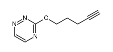3-(4-pentynyloxy)-1,2,4-triazine Structure