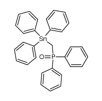diphenyl((triphenylstannyl)methyl)phosphine oxide Structure