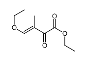 (3E)-4-乙氧基-3-甲基-2-羰基-3-丁烯酸乙酯结构式