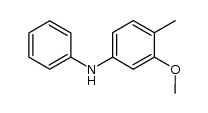 3-methoxy-4-methyl-N-phenylaniline结构式