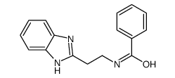 N-[2-(1H-苯并咪唑-2-基)-乙基]-苯甲酰胺结构式