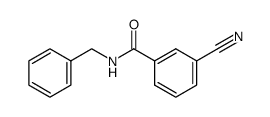 N-benzyl-3-cyanobenzamide Structure