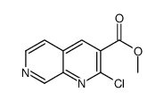 2-氯-1,7-萘啶-3-甲酸甲酯结构式