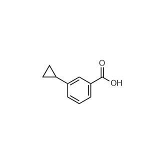 3-环丙基苯甲酸结构式