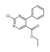 ethyl 2-chloro-4-phenylpyrimidine-5-carboxylate结构式