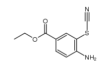 ethyl 4-amino-3-thiocyanatobenzoate结构式
