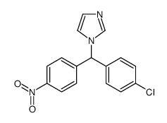 1-[(4-chlorophenyl)-(4-nitrophenyl)methyl]imidazole Structure