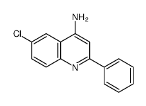 4-Amino-6-chloro-2-phenylquinoline Structure