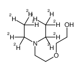 2-[(2-Diethyl-d10)aminoethoxy]ethanol Structure