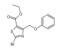 ethyl 2-bromo-4-(phenoxymethyl)-1,3-thiazole-5-carboxylate结构式