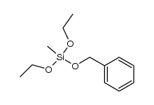 (benzyloxy)diethoxy(methyl)silane结构式