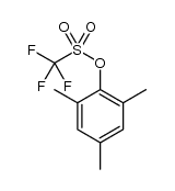 Methanesulfonic acid, 1,​1,​1-​trifluoro-​, 2,​4,​6-​trimethylphenyl ester结构式