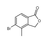 5-bromo-4-methyl-1,3-dihydro-2-benzofuran-1-one Structure