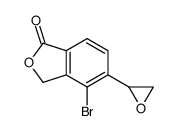 4-bromo-5-(oxiran-2-yl)-2-benzofuran-1(3H)-one Structure