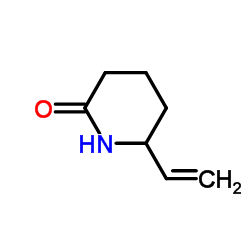 6-乙烯-2-哌啶酮结构式