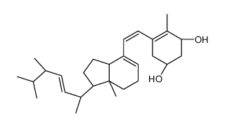 1α-羟基维生素原D2 +1α-羟基维生素D2(2种化合物的混合物)结构式