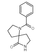 1-benzoyl-1,7-diazaspiro[4.4]nonan-6-one Structure